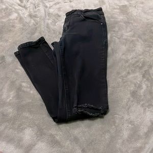 Black Ripped Monkey Ride Jeans SZ 5